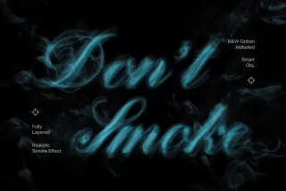 Smoke Text Effect