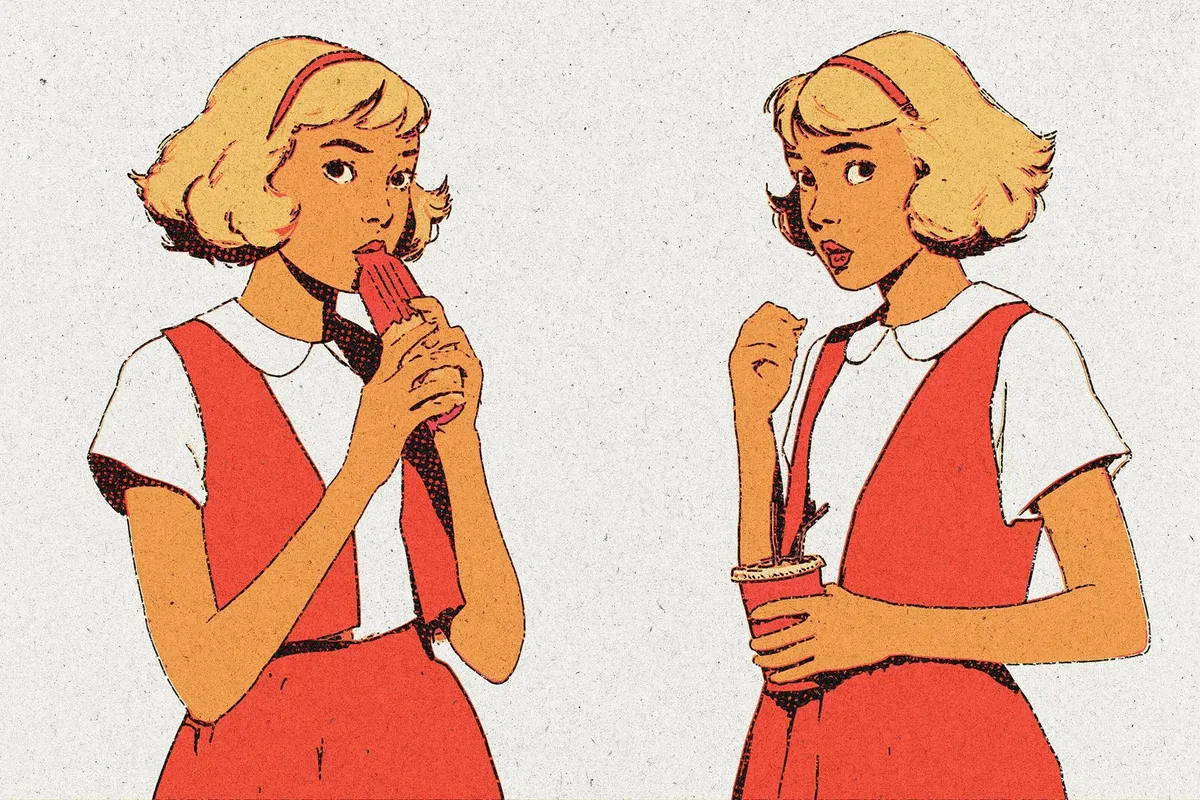 Mid-Century Comic Print Effect