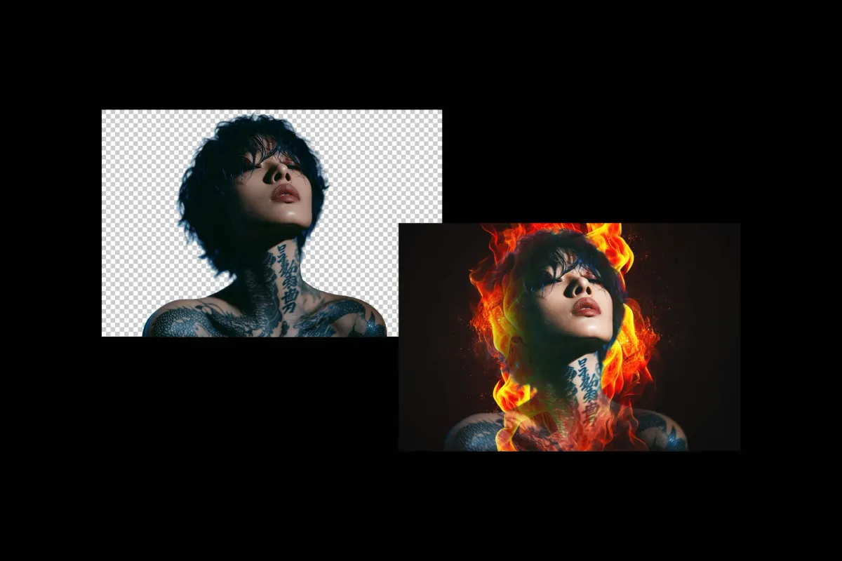 Flames Photo Effect