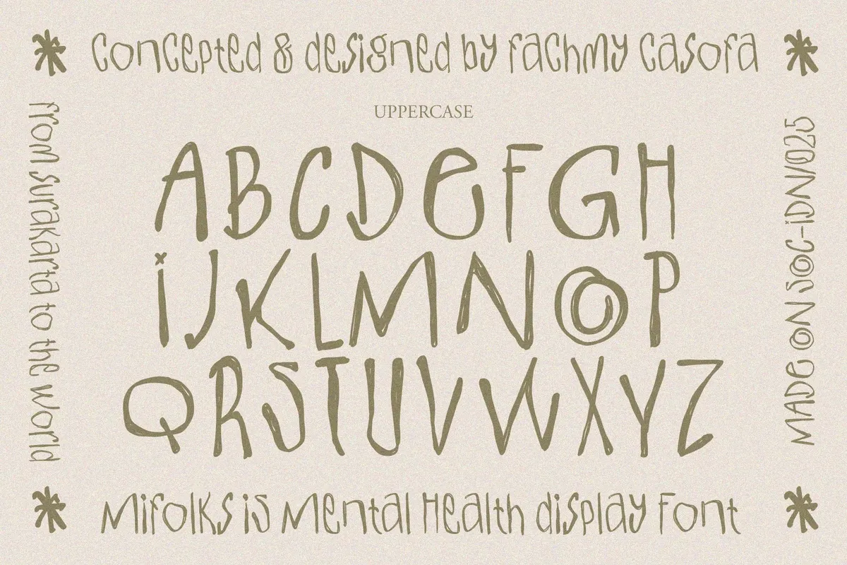 MIFOLKS — Naive Handwritten Font