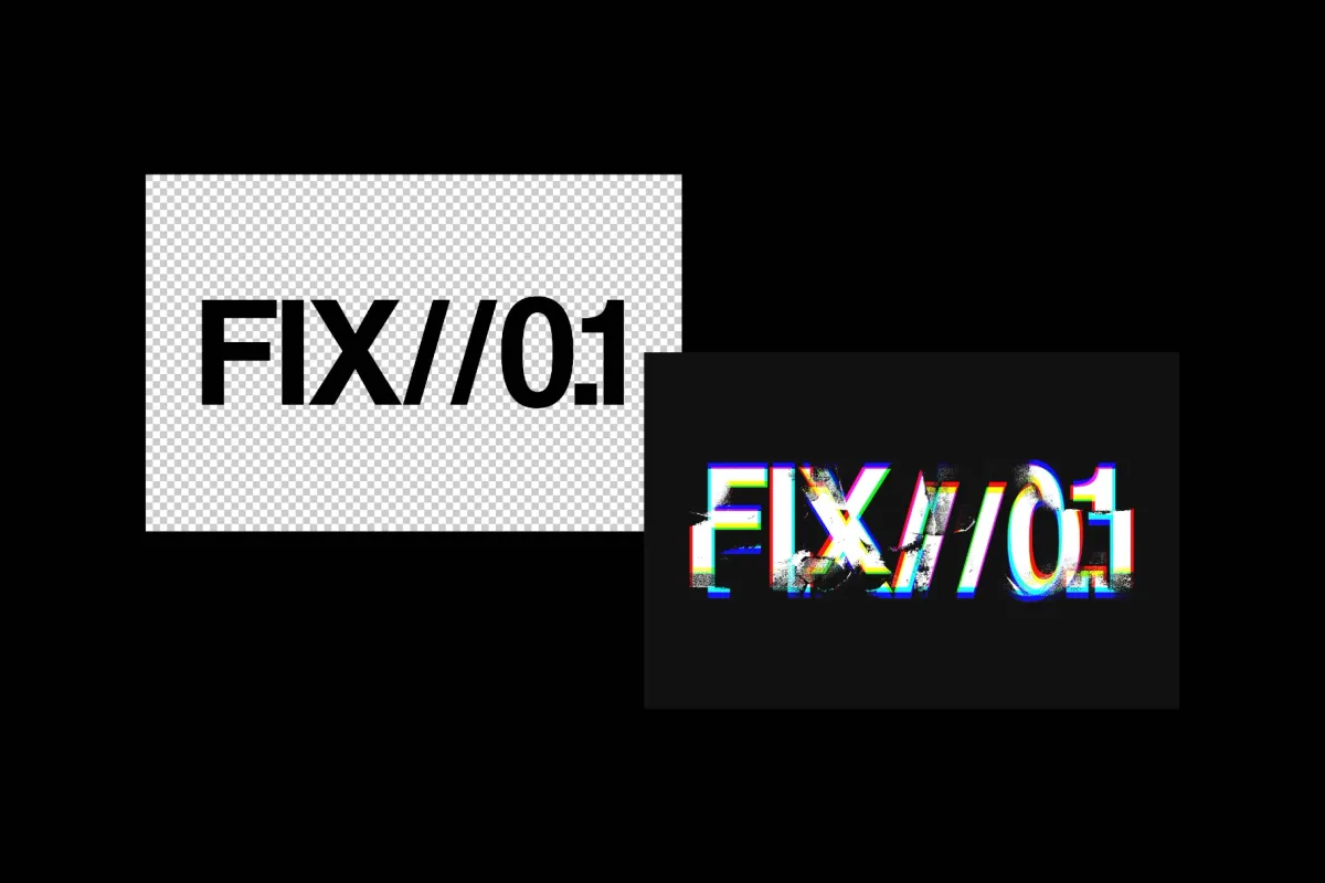 Glitch Static Effect