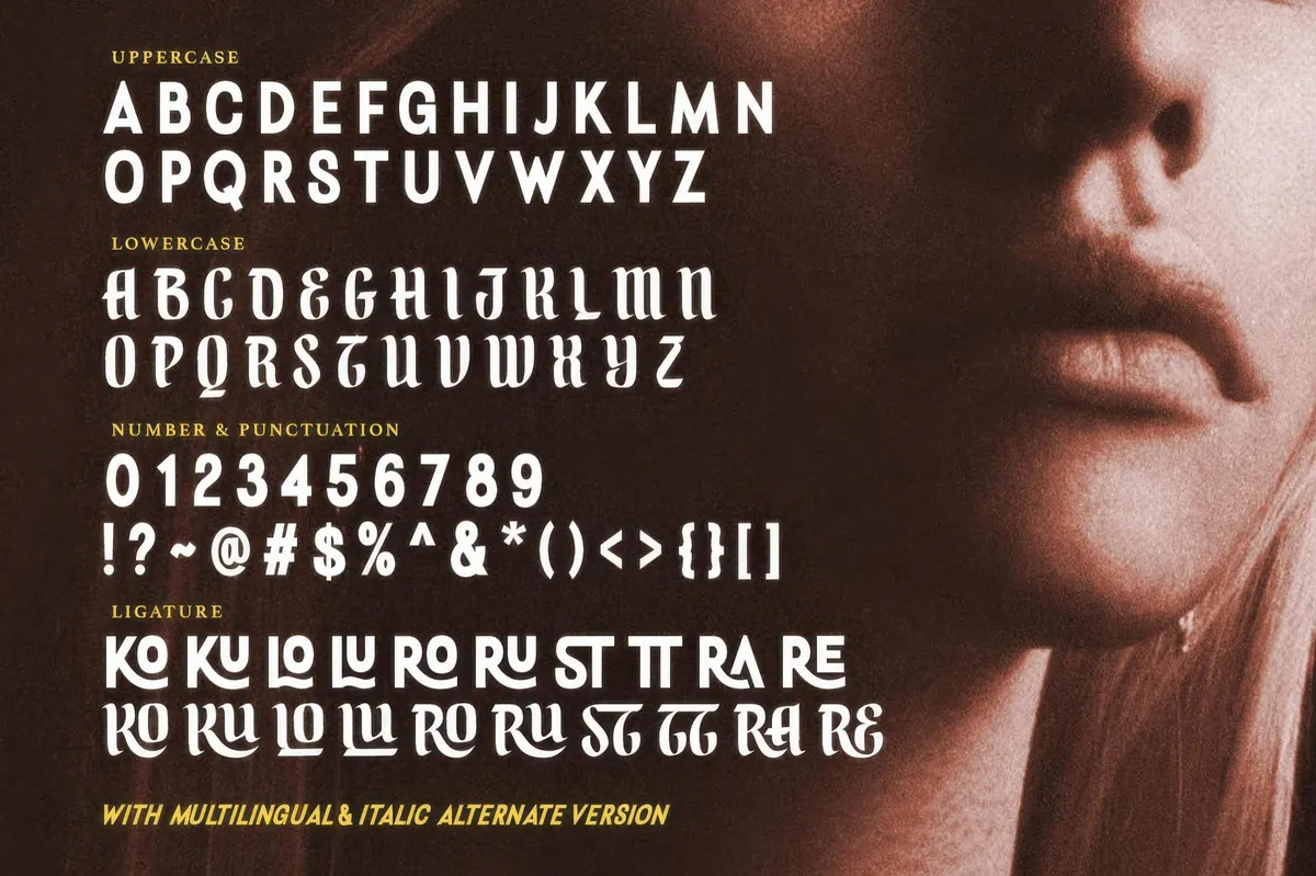 Sacred Crowns — 2 in 1 Display Font