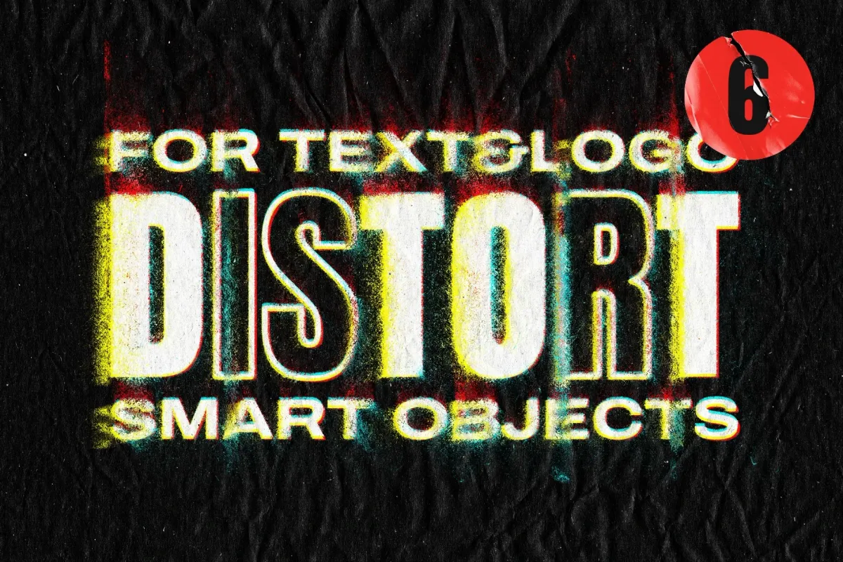 Glitch Distort Text & Logo Effect