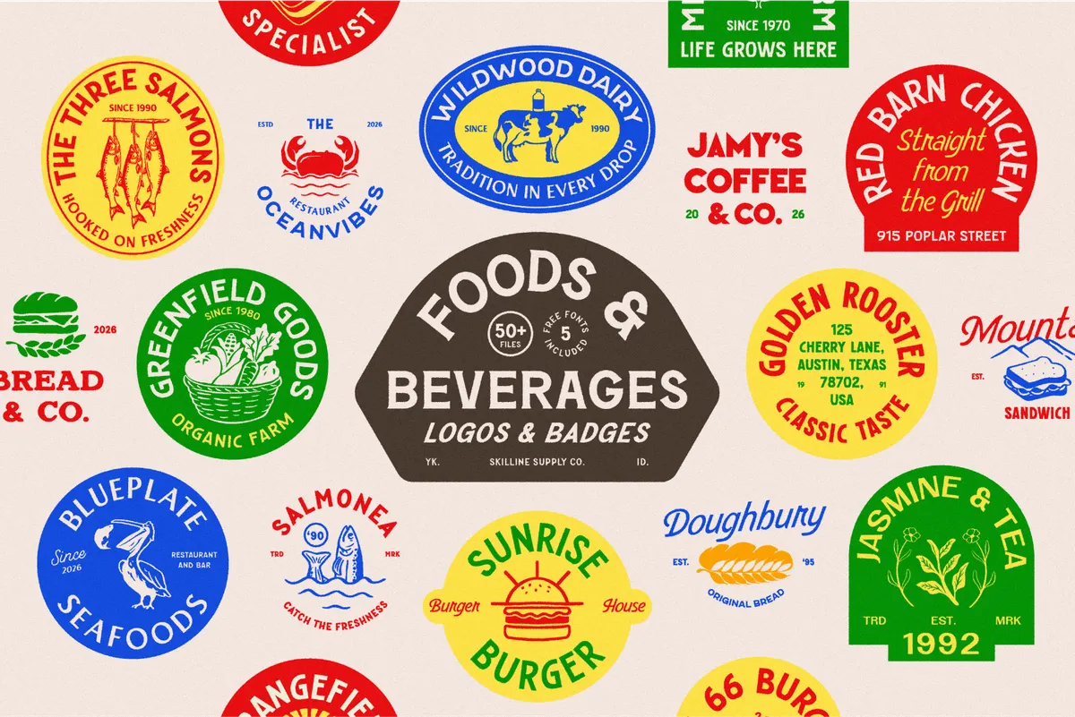 Vintage Foods & Beverages Logo