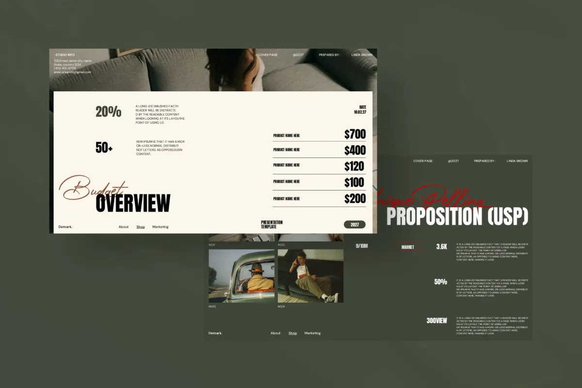 Marketing Strategy Presentation Template