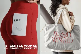 Gentle Woman Branding Mockup Set