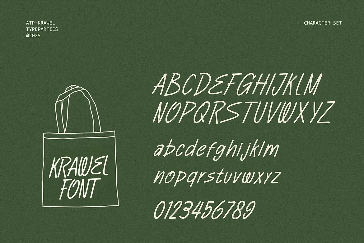 Krawel - Casual Handwritten Font