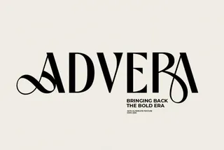 Advera — Bold Display Font