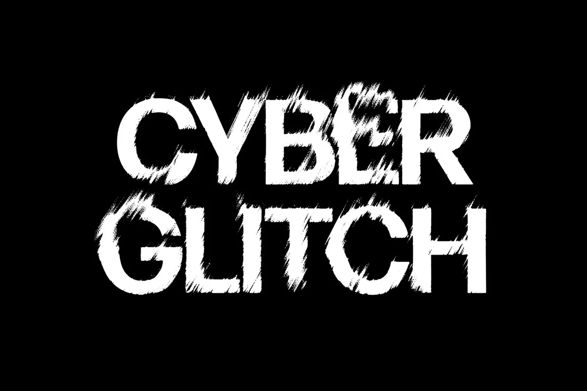 Displaced Distortion Text Effects