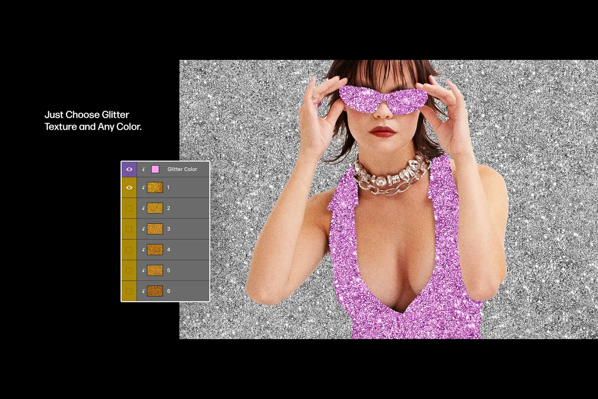 Sparkling Glitter Text & Logo Effect