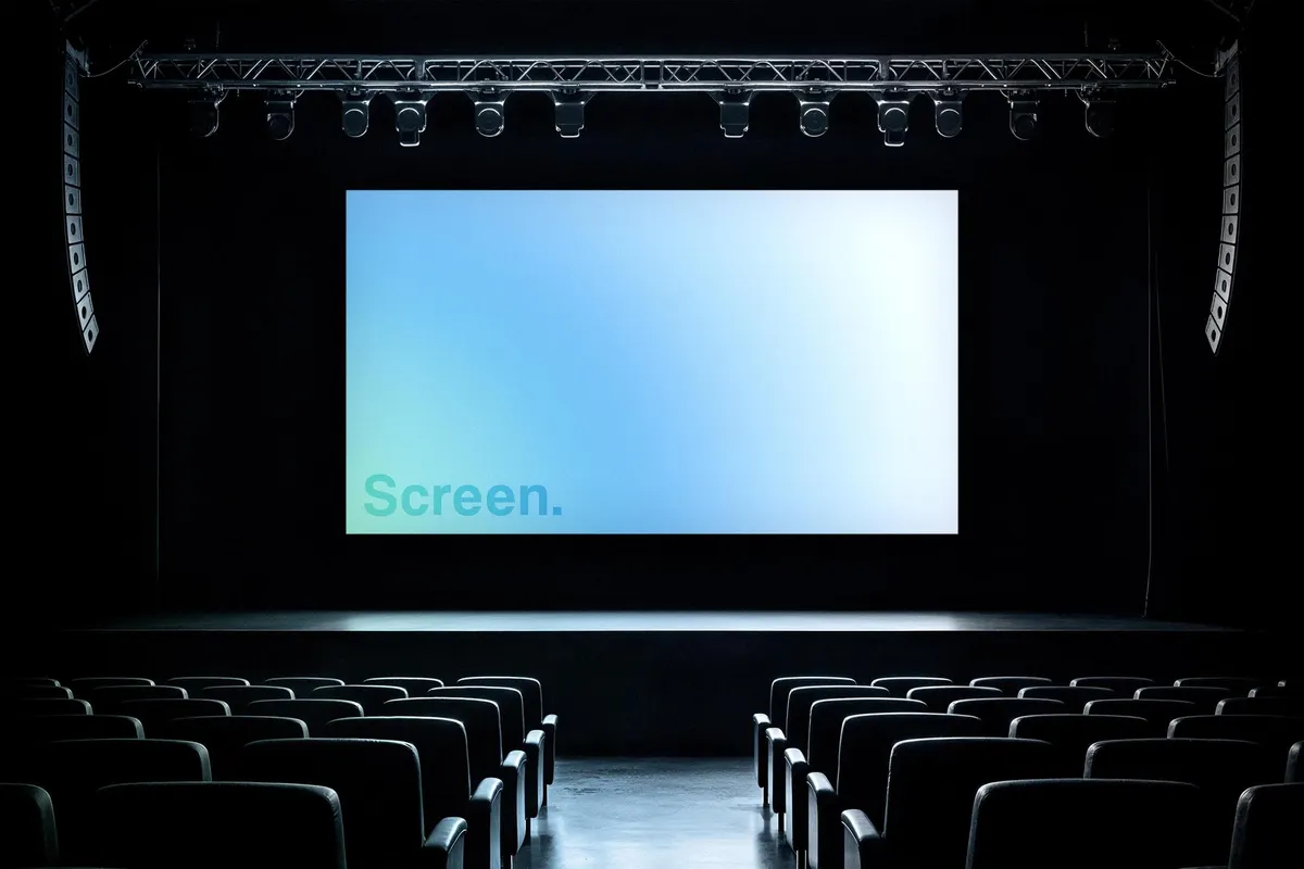 Stage Screen Mockup