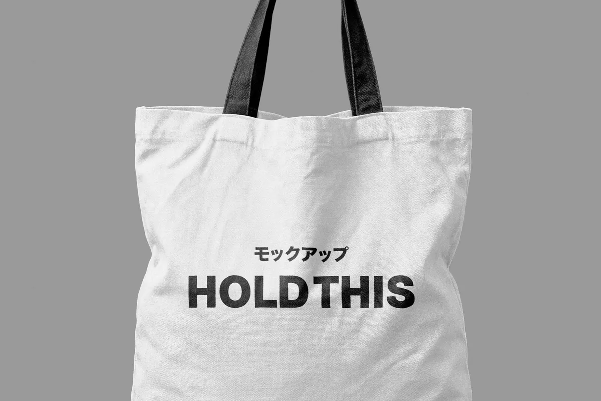 Linen Tote Bag Mockup