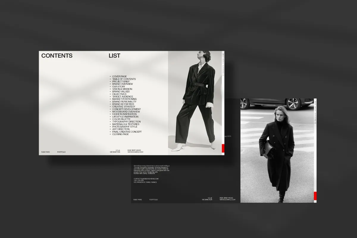 RUBE - Fashion Brief Presentation Template