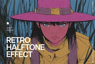 Comic Halftone Print Effect