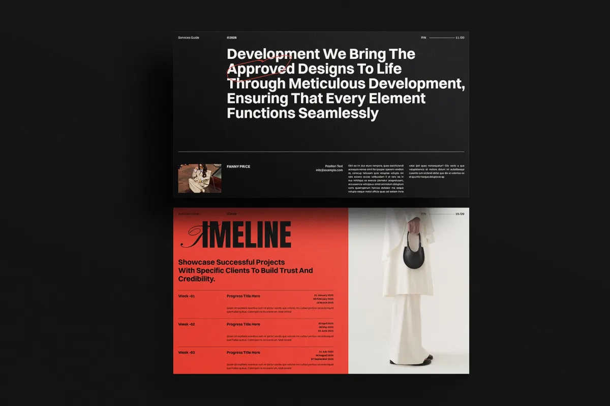 Services and Pricing Guide Presentation Template
