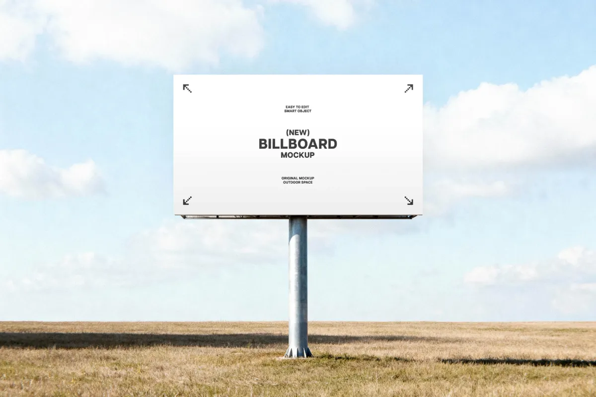 Field Billboard Mockup