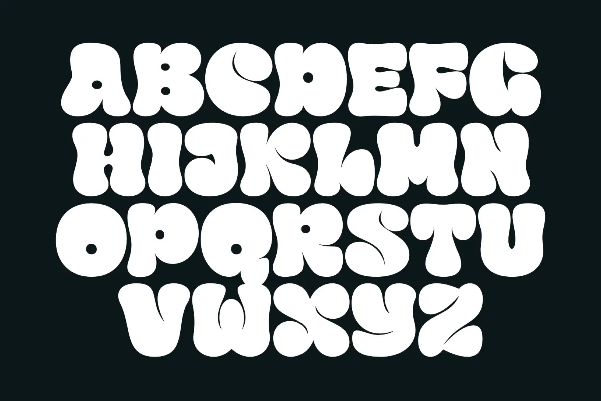 Kren - Graffiti Bubble Font