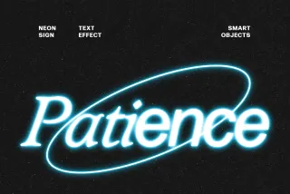 Neon Sign Text Effect