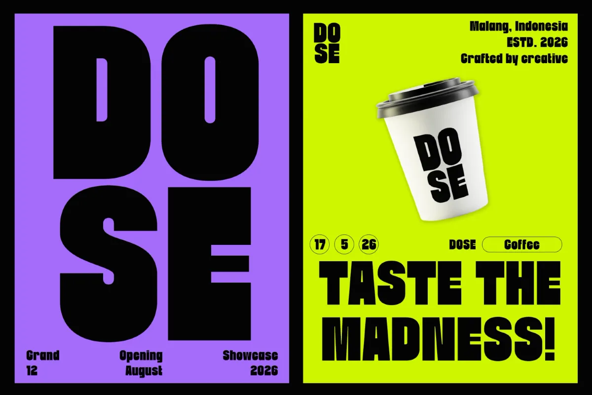 Dilabo - Bold Condensed Sans Font