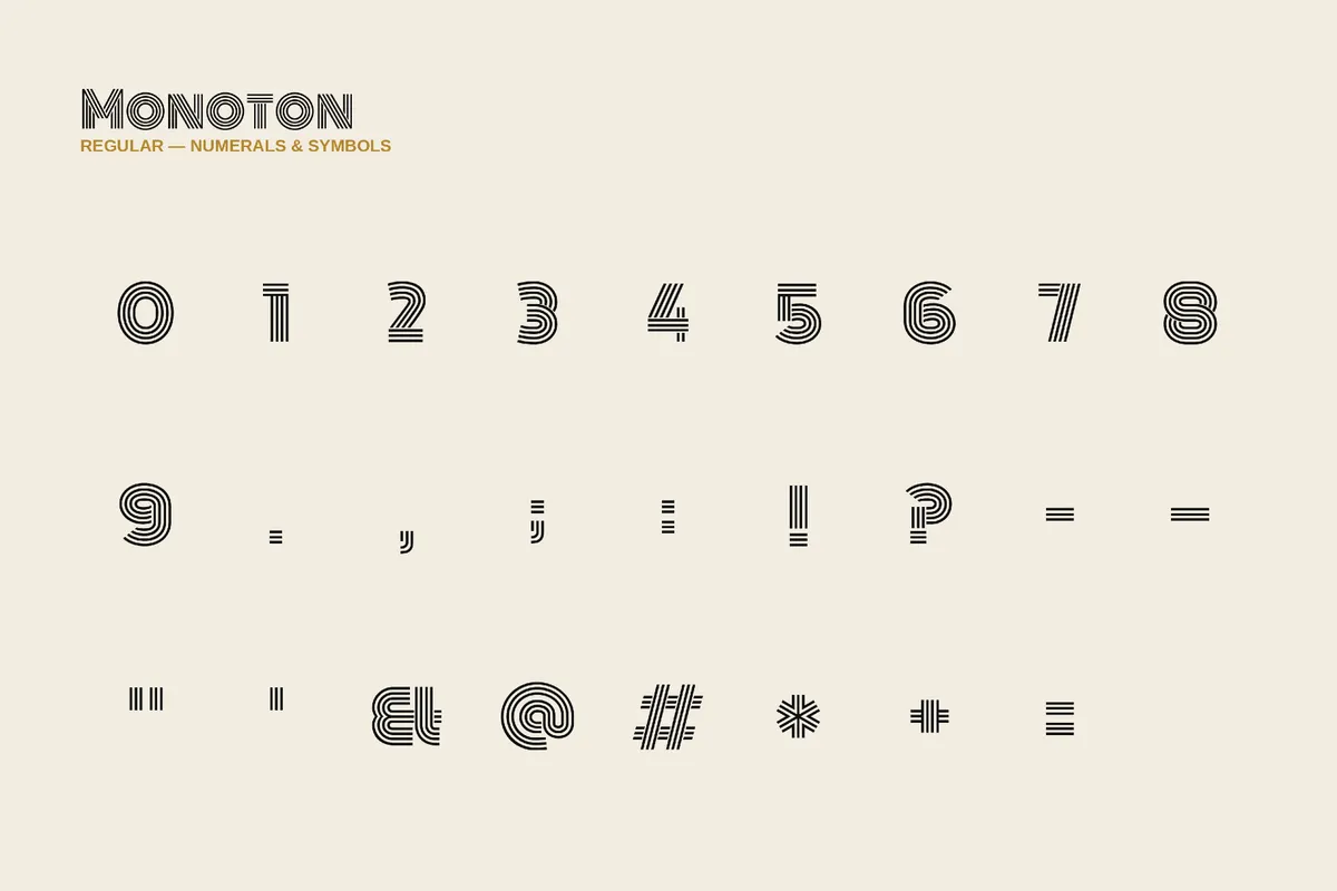 Monoton Font