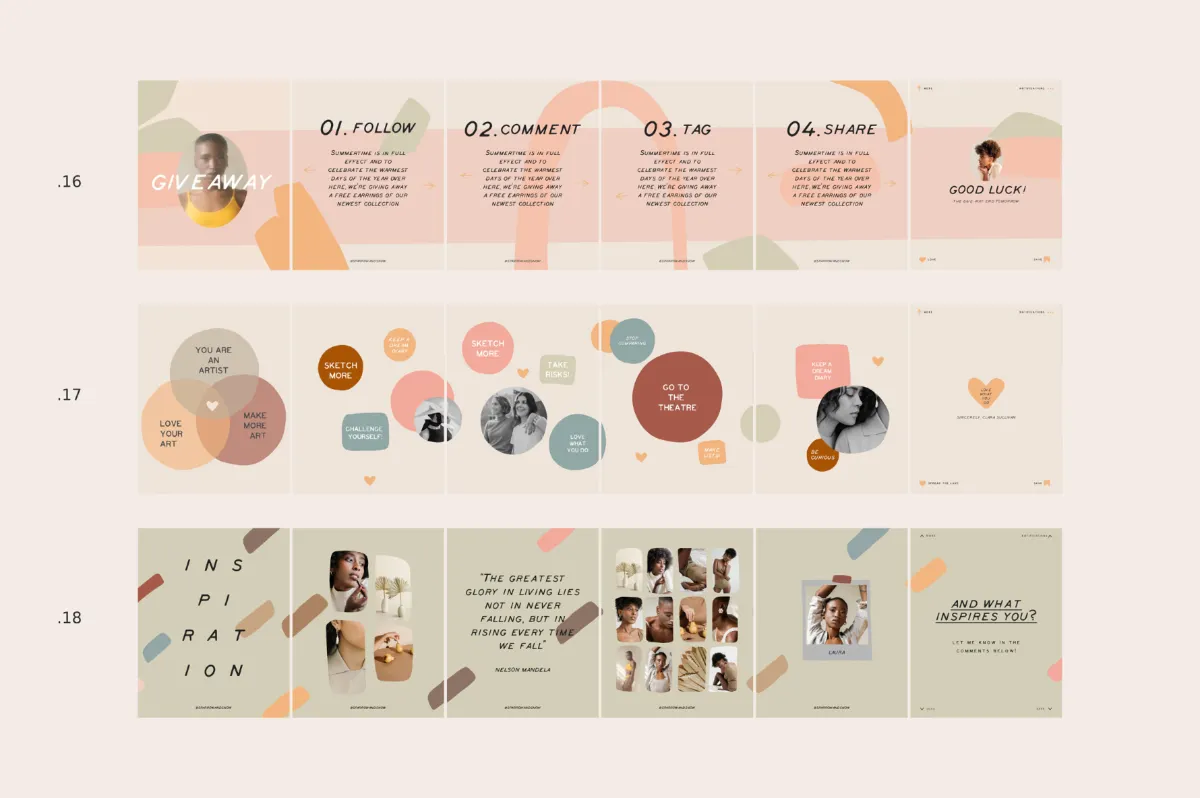Coach Carousel Templates