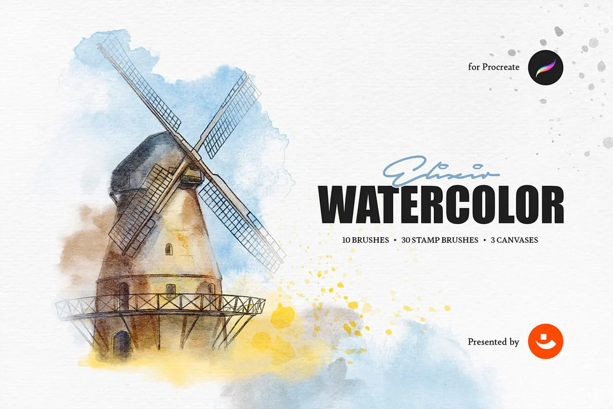 18 in 1 Procreate Brushes Bundle