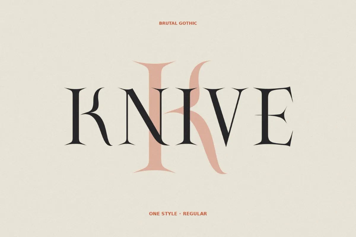 Knive - Royal Font