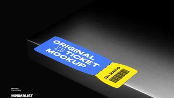 3:1 Ticket Mockup