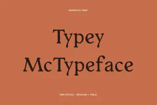 Typey McTypeface - Free Fantasy Font