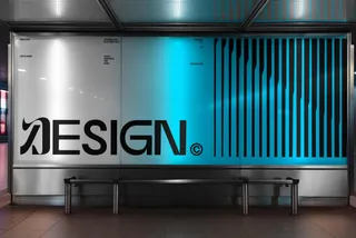 Subway Light Billboard Mockup