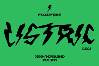 Listric - Graffiti Display Font