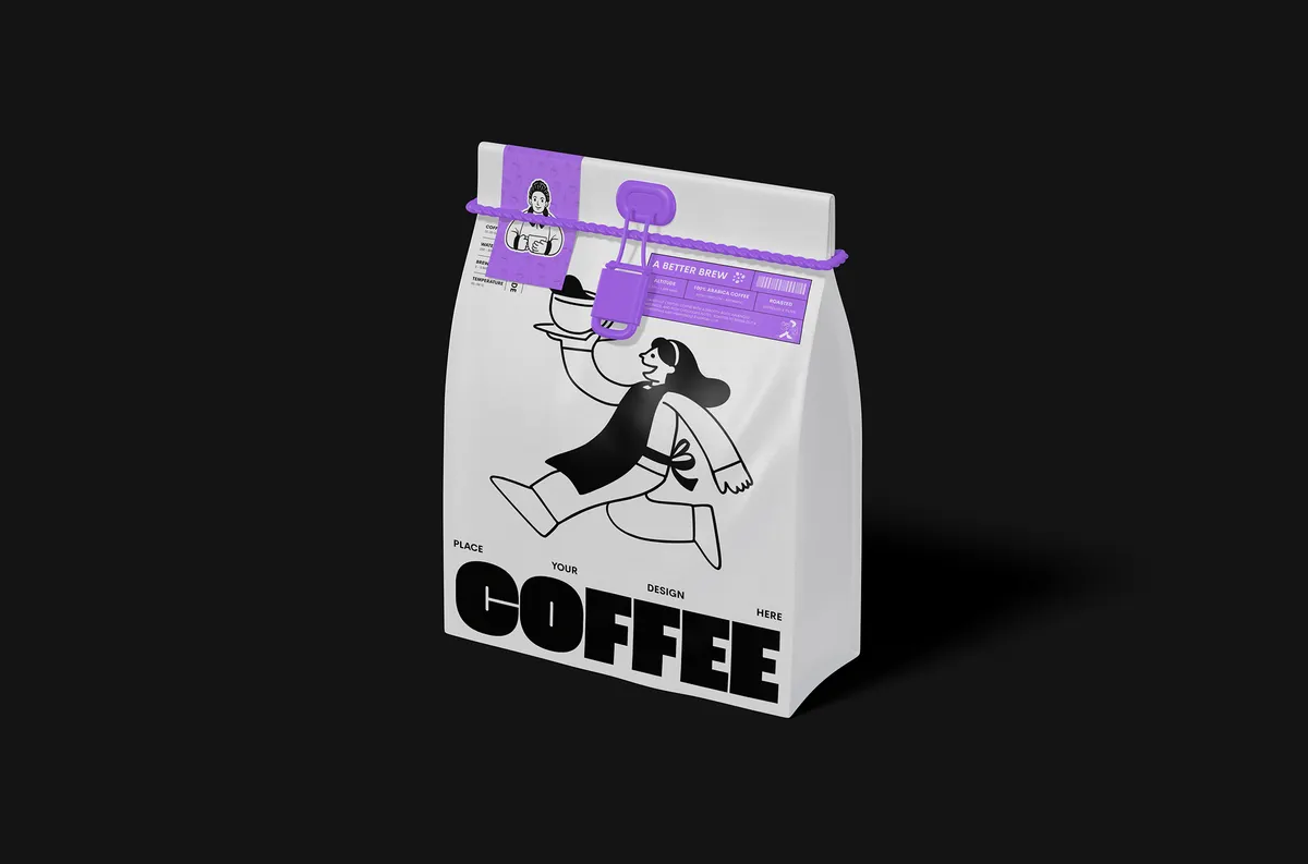 Coffee Bag Mockup