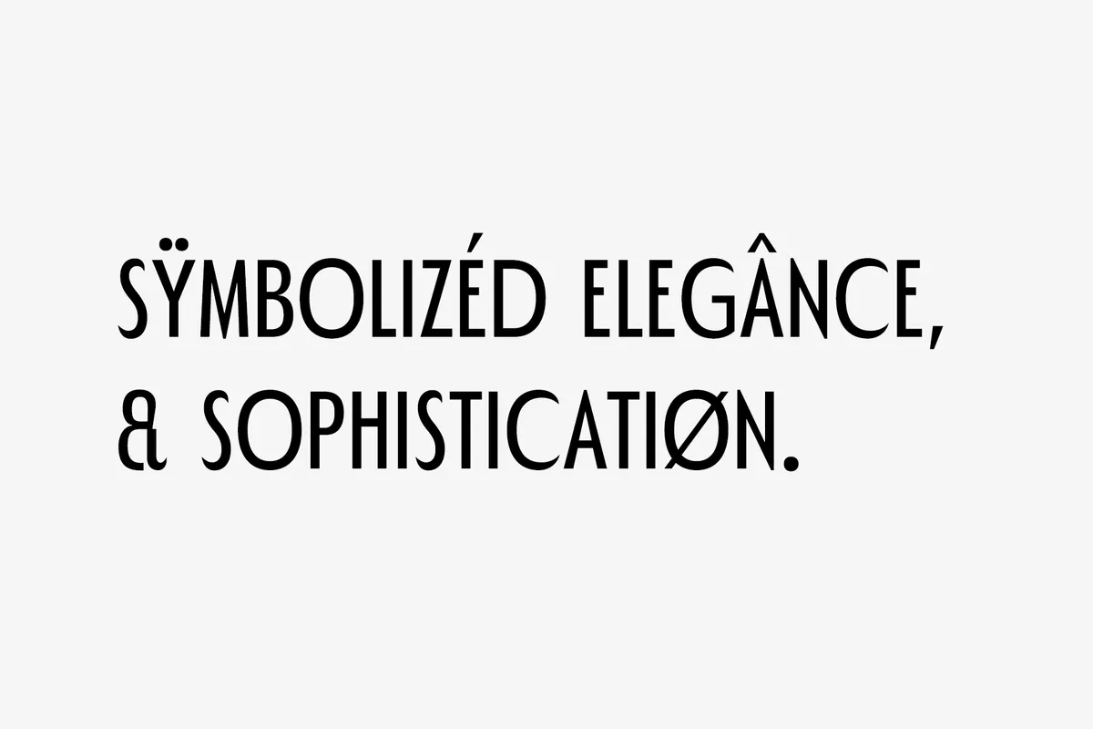Polienz - Art Deco Sans Serif Family