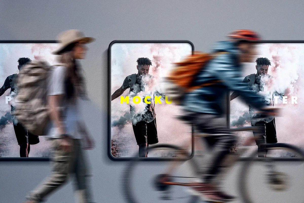 Lightbox Poster Mockup Set