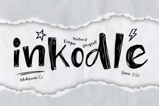 Inkodle – Handwritten Sketch Font