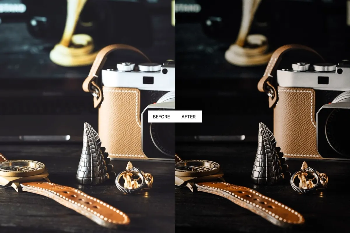 Black & Gold Cinematic Lightroom Presets