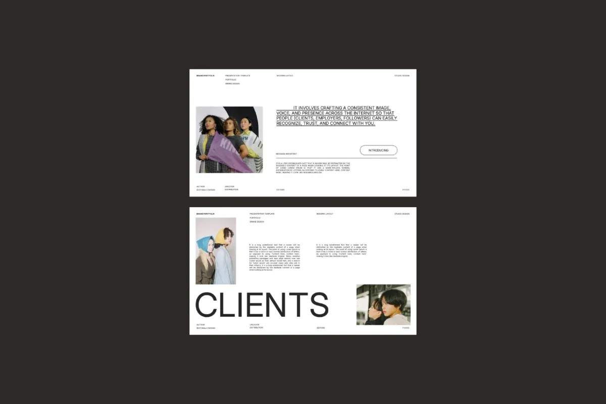 Keynote Fashion Presentation Template – Shaviya