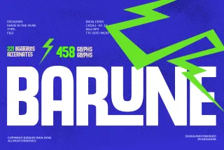 Barune - Condensed Sport Font