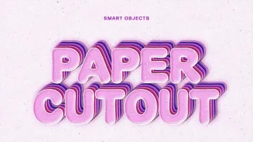 Paper Cut Out Effect
