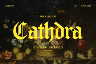 Cathdra - Gothic Blackletter Font