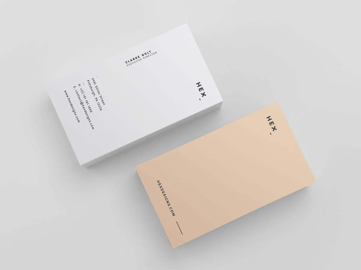 HEX Business Card Template