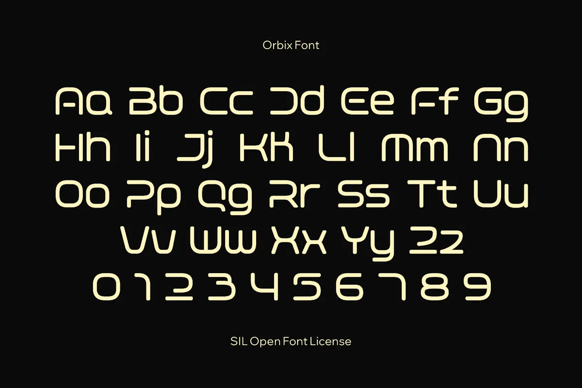 Orbix Space Font