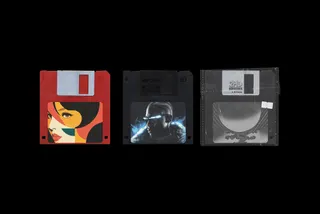 Floppy Disk Cover Mockup Pack