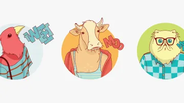 Animal Characters Vector Set