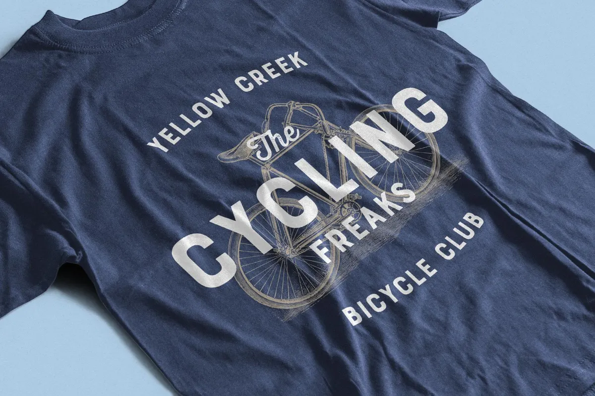 Bicycles Vintage Illustration Set