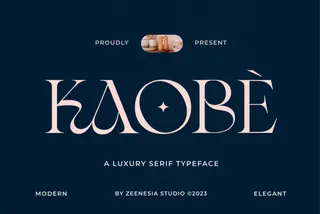 Kaobe | Luxury Serif Font