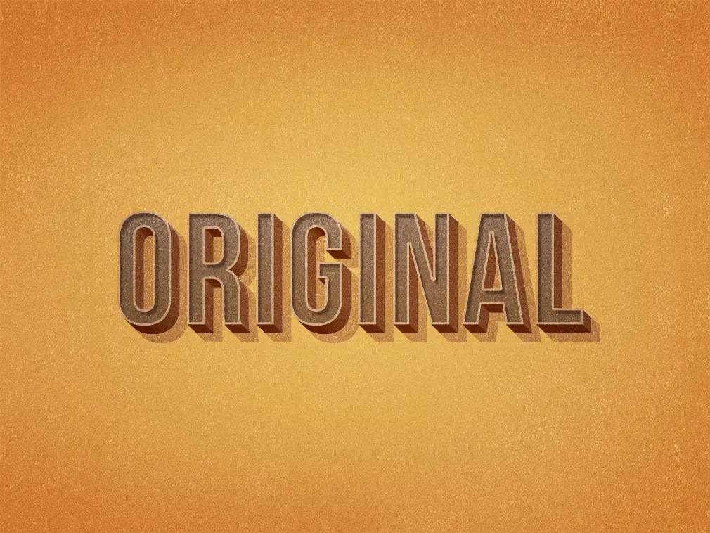 American Vintage Text Effects