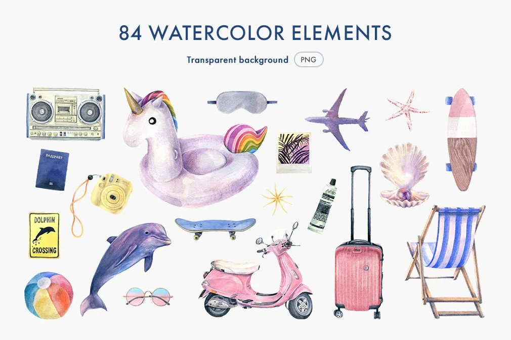 Forever Summer Watercolor Set