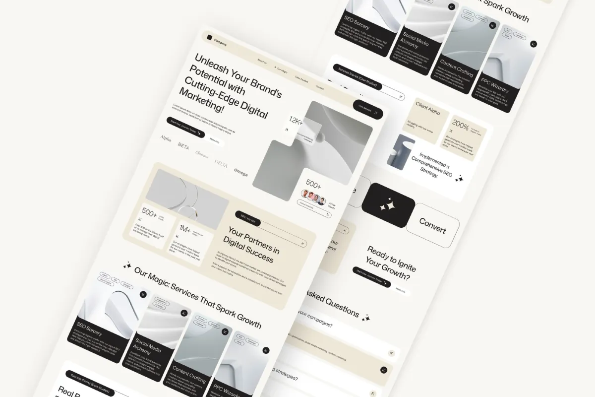 Digeem - Digital Marketing Landing Page Template
