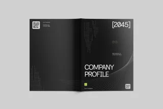 AI Company Profile Brochure InDesign Template